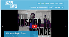 Desktop Screenshot of inspire-dance.co.uk
